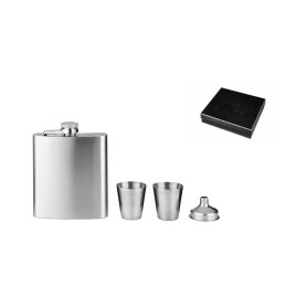 Angelo laposüvegszett - Kupicás poharakkal és tölcsérrel