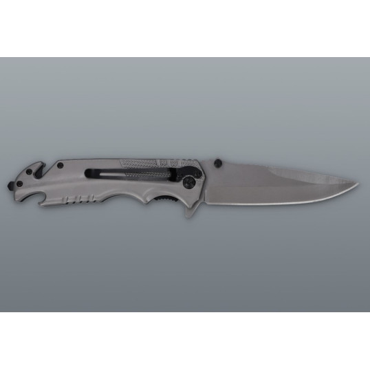 Többfunkciós mentőkés üvegtörővel és sörnyitóval – 23 cm