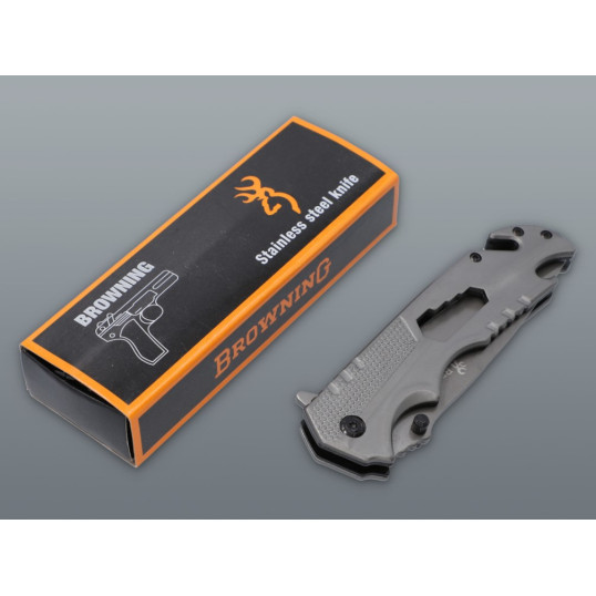 Többfunkciós mentőkés üvegtörővel és sörnyitóval – 23 cm