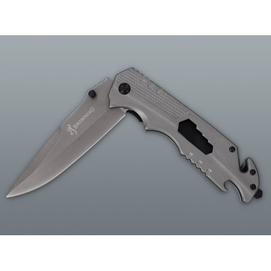 Többfunkciós mentőkés üvegtörővel és sörnyitóval – 23 cm