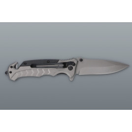 Többfunkciós mentőkés üvegtörővel és zsinórvágóval – 21,4 cm