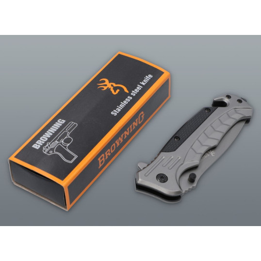 Többfunkciós mentőkés üvegtörővel és zsinórvágóval – 21,4 cm