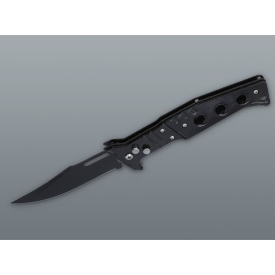 Fekete rugós zsebkés – 24 cm