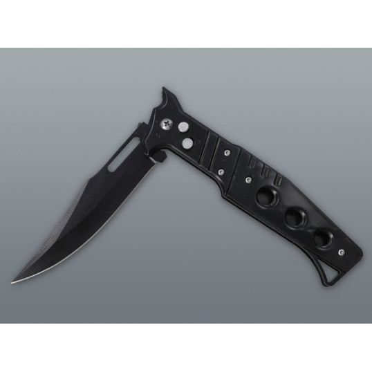 Fekete rugós zsebkés – 24 cm