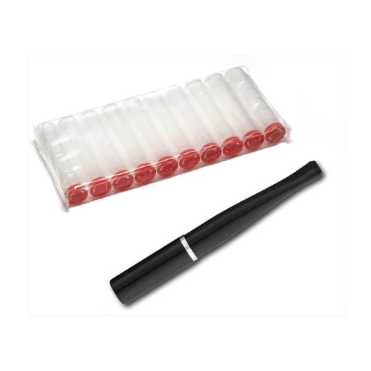 Denicotea Lucille Diamond Cut szipka, kidobó mechanizmussal, 100 mm, 10 db filterrel