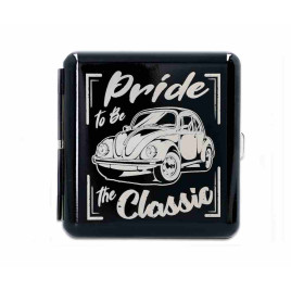 Gentelo fém cigaretta tárca 20 szál cigarettának - Pride to be the Classic autó mintával