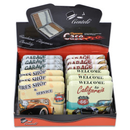 Gentelo fém cigaretta tárca 20 szál cigarettának - Egész tálcás kivitel