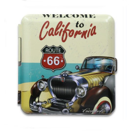 Gentelo fém cigaretta tárca 20 szál cigarettának - Welcome to California mintával
