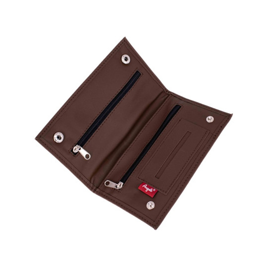 Angelo dohánytárca barna színű bőrből-barna