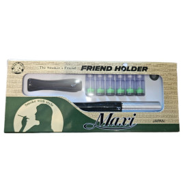 Friend Holder MAXI cigarettaszipka fekete/ezüst + 6 db szűrőbetét