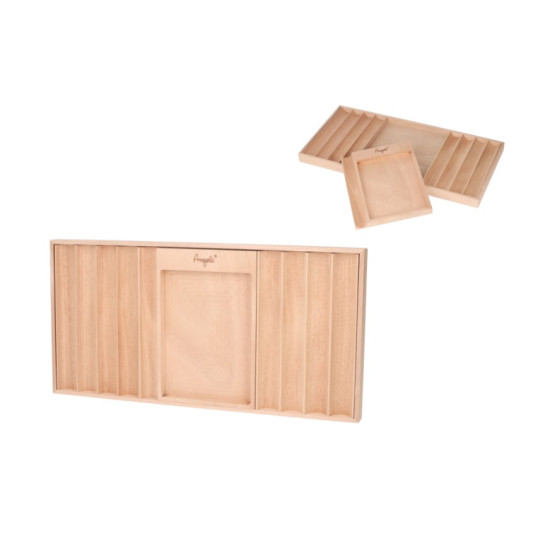 Angelo 4 darabos szivartartó tálca, 8 szivar számára