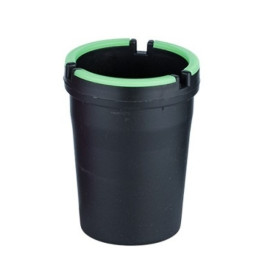 Műanyag autós hamutartó - Fekete