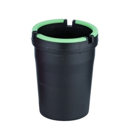 Műanyag autós hamutartó - Fekete