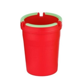 Műanyag autós hamutartó - Piros