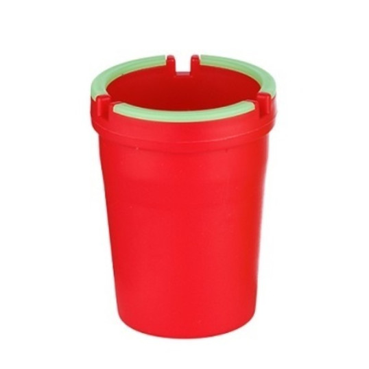 Műanyag autós hamutartó - Piros