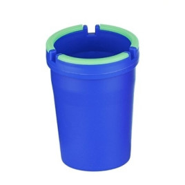 Műanyag autós hamutartó - Sötétkék