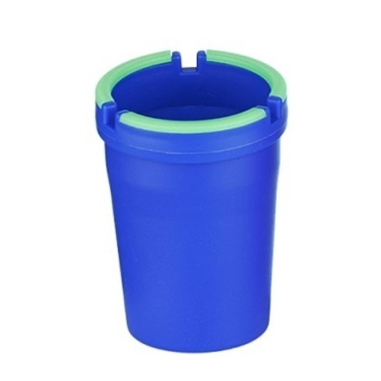 Műanyag autós hamutartó - Sötétkék