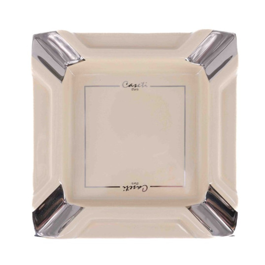 Nagy méretű Casetti szivarhamutál 4 szivar részére - bézs