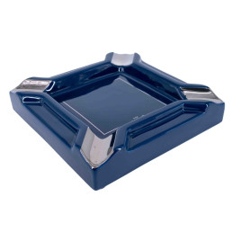 Nagy méretű Casetti szivarhamutál 4 szivar részére - sötétkék