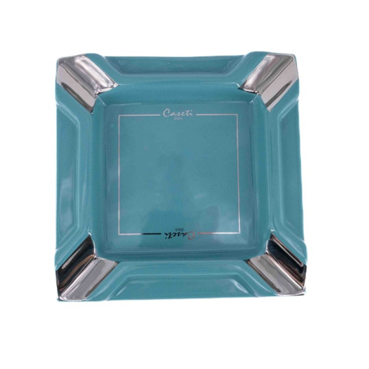 Nagy méretű Casetti szivarhamutál 4 szivar részére - zöld