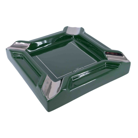 Nagy méretű Casetti szivarhamutál 4 szivar részére - sötétzöld