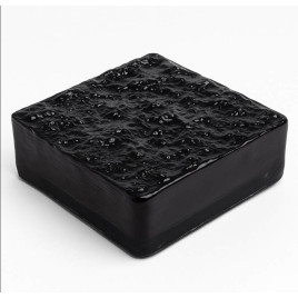 Angelo "Marc Hass" üveg szivar hamutartó – fekete, fehér fényárnyék hatással