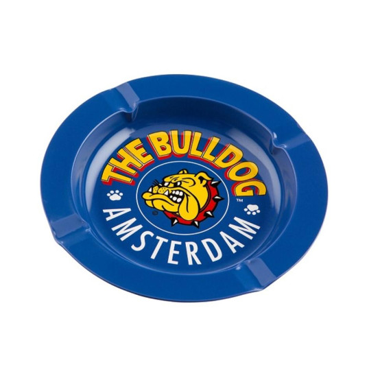 Fém Bulldog hamutartó 4 szál cigaretta részére, kék színű