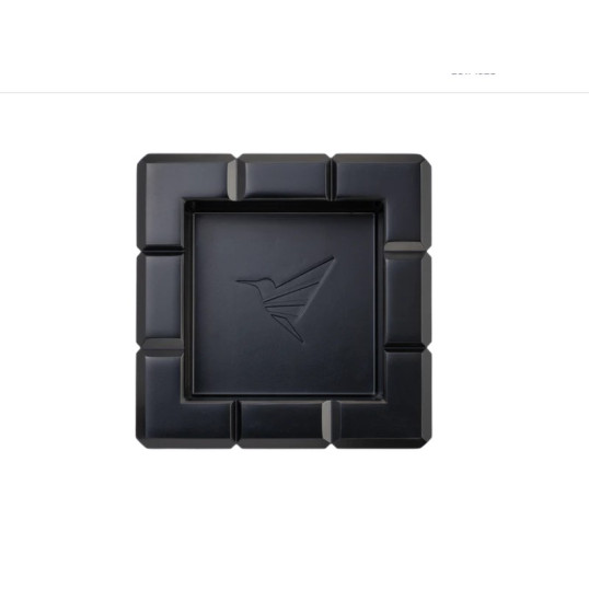 Colibri Heritage Cube Charcoal szivar hamutartó - Fekete színű