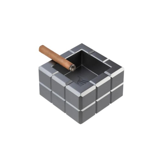 Colibri Heritage Cube Charcoal szivar hamutartó - Fekete színű