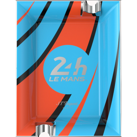 S.T. Dupont Le Mans szivar hamutál, 2 szál szivarnak - világoskék és piros színű - limitált kiadás