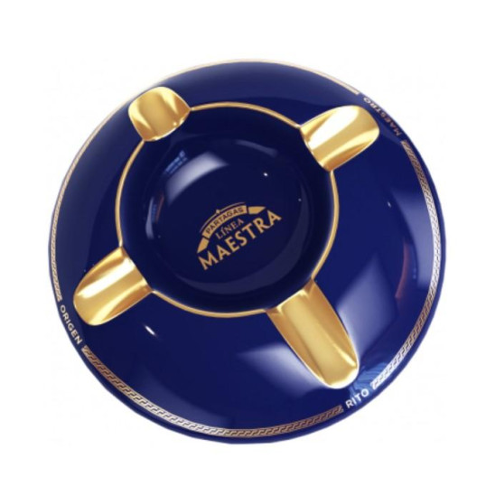 Partagas Linea Maestra kék színű porcelán szivar hamutál 4 szivar részére