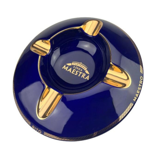 Partagas Linea Maestra kék színű porcelán szivar hamutál 4 szivar részére