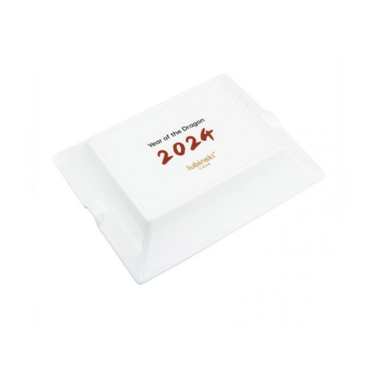 Lubinski porcelán szivar hamutál 2 szál szivar részére - Sárkány