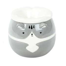 Windashtr Animal – Cica kerámia szélálló hamutartó (szürke)