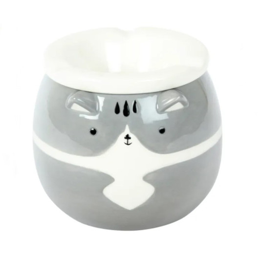 Windashtr Animal – Cica kerámia szélálló hamutartó (szürke)