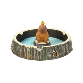 „Pihenő Kapibara” kerámia hamutartó