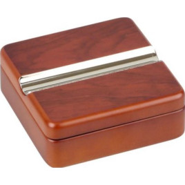 Összecsukható szivar hamutál, vöröses barna színű