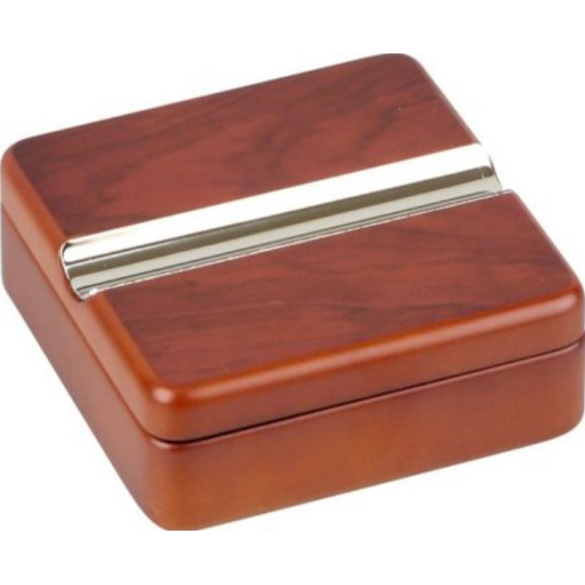 Összecsukható szivar hamutál, vöröses barna színű