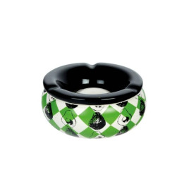 Közepes méretű kerámia hamutartó - Avokádó mintákkal