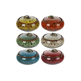 Közepes méretű kerámia hamutartó gyökérfa mintával - Egész dobozos kivitel