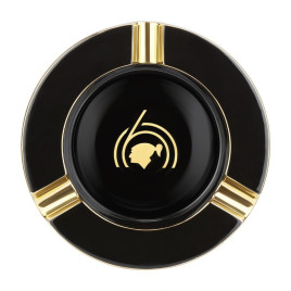 S.T. Dupont Cohiba 60th Anniversary XL porcelán szivar hamutartó – fekete, 3 szivar részére