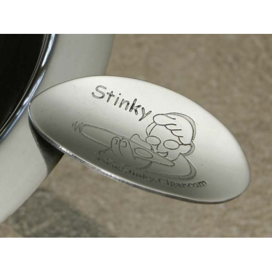 Eredeti Stinky Cigar nemesacél szivar hamutál 3 szivar számára