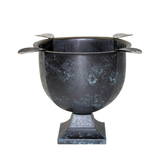 Eredeti Stinky Cigar nemesacél szivar hamutál – 4 szivar számára, Antique Distressed