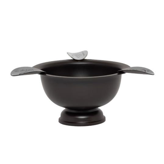 Eredeti Stinky Cigar nemesacél szivar hamutál 3 szivar számára - Sötétbarna színű