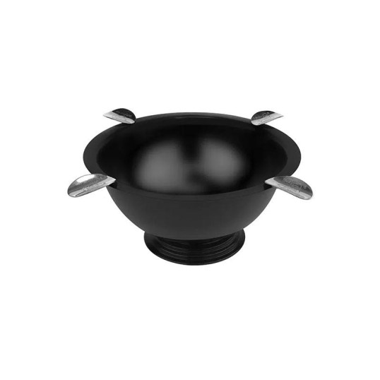 Eredeti Stinky Cigar nemesacél szivar hamutál 4 szivar számára - matt fekete