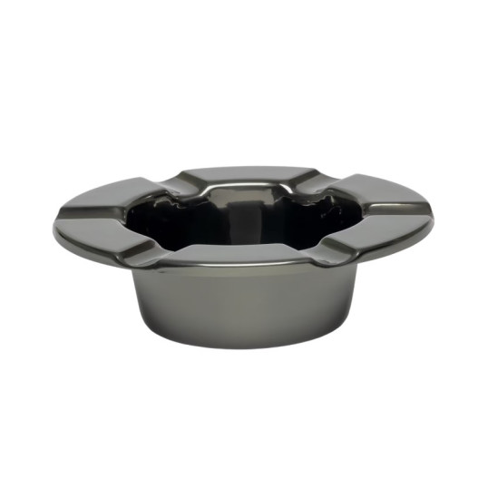 Eredeti Stinky Cigar egyrészes szivar hamutál 4 szivar számára - fekete nikkel bevonatú