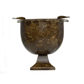 Eredeti Stinky Cigar nemesacél szivar hamutál 4 szivar számára - barna márványolt felületű