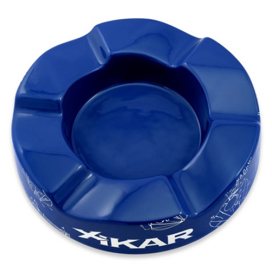 Xikar Wave mintás kerámia szivar hamutartó 6 szivar - kék