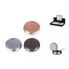 Angelo zsebhamutál, nemesacél, kör alakú, 3 féle szín, egész tálca