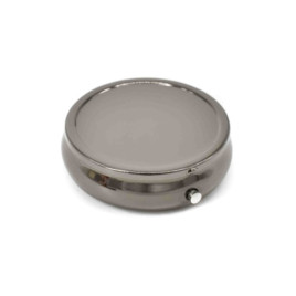 Angelo zsebhamutál, nemesacél - kör alakú - sötétszürke